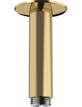 Hansgrohe Ceiling connector 100 mm polished gold-optic - 27479990