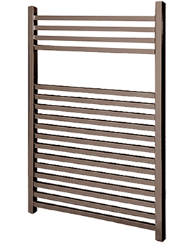 Abacus Elegance Quadris Towel Radiator - Terra Matt
