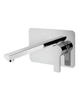 Coule 2 Hole Wall Basin Mixer - 32402CL