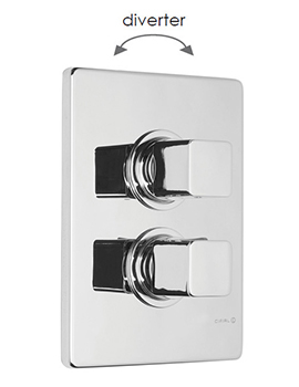 Cudo Thermostatic Valve, 2 Outlet - 600060CU