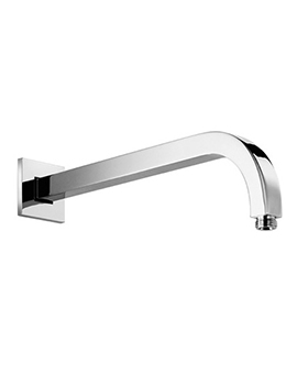 340mm Curved Fixed Wall Arm - 0013