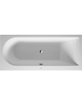 Duravit Darling New Bathtub with One Backrest Slope Right 120Litre