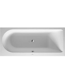 Darling New Bathtub with One Backrest Slope Right 160Litre
