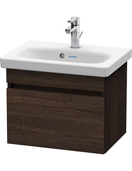 DuraStyle Compact 550 Chestnut Dark Furniture Pack With Tap, Mirror and Accessories