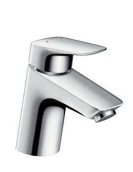 Logis Single Lever Basin Mixer With Push-Open Waste - 71077000