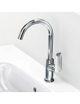 Hansgrohe Logis single lever basin mixer 210 with swivel spout with pop-up waste set 71130000