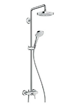 Croma Select E 180 2jet Showerpipe With Single Lever Mixer - 27258400
