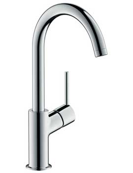 Hansgrohe Talis single lever 210 basin mixer with swivel spout and pop-up waste - 32084000