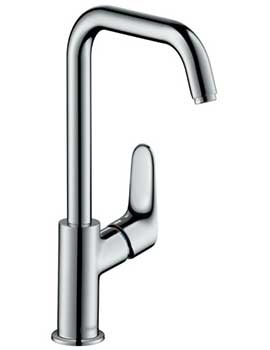 Hansgrohe Hansgrohe Focus Basin Mixer Single Lever 240 With Swivel Spout and Pop-Up Waste - 31609000