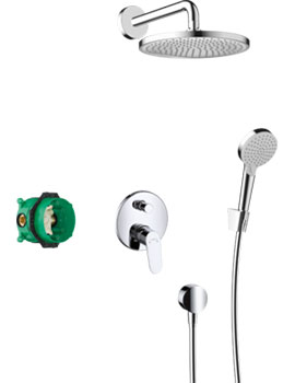 Crometta S Shower system 240 1jet With Manual Mixer - 27958000