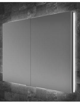 Atrium 80 LED Semi-Recessed Mirror Cabinets