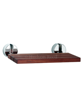 Hudson Reed Hudson Reed Shower Seat with Chrome Hinges