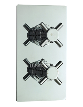 Hudson Reed Kristal Twin Thermostatic Shower Valve