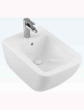 Villeroy and Boch Venticello Wall-mounted 1 Tap hole Bidet 375 mm x 560 mm - 441100