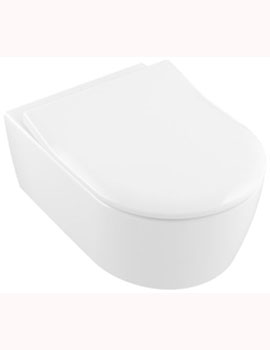 Avento Wall Mounted WC Complete Direct Flush SlimSeat - 5656RS