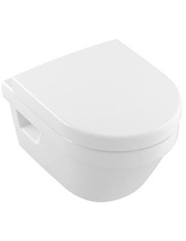 Villeroy and Boch Architectura Compact Rimless Wall Mounted WC Pan and Seat - 4687