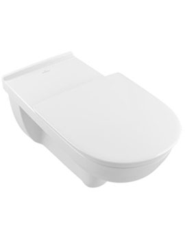 Villeroy and Boch O.Novo Vita Wall-Mounted Extended Toilet For Disabled, Rimless - 4601R0