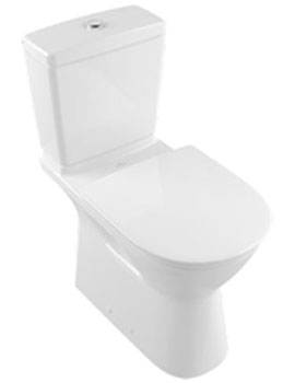 Villeroy and Boch O.Novo ViCare Close-Coupled WC Toilet Rimless - 4620R0