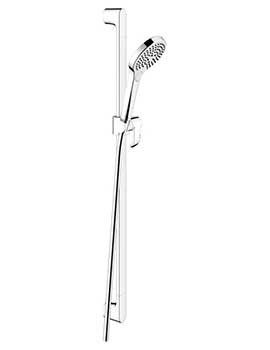 Keuco Shower 900mm Shower Rail Set with 3 Mode Shower Head - 51587