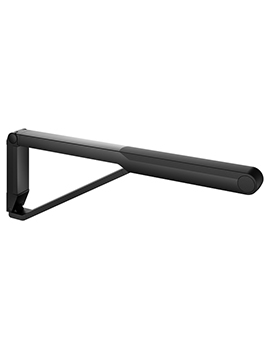 Axess Drop-down Supporting Rail 700mm Black